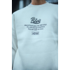 Kışlık Bisiklet Yaka Ön Ve Arka Baskılı SweatShirt - Beyaz - 131226 Kışlık Bisiklet Yaka Ön Ve Arka Baskılı SweatShirt - Beyaz - 131226