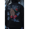 Üç İplik Penye Kapşonlu Baskılı SweatShirt - Siyah 131235 Üç İplik Penye Kapşonlu Baskılı SweatShirt - Siyah 131235
