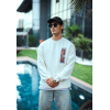Uzun Kol Bisiklet Yaka Ön Ve Arka Baskılı SweatShirt - Beyaz - 131236 Uzun Kol Bisiklet Yaka Ön Ve Arka Baskılı SweatShirt - Beyaz - 131236