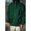 Oversize Tam Fermuarlı Uzun Kol Hırka - Haki 131348 Oversize Tam Fermuarlı Uzun Kol Hırka - Haki 131348