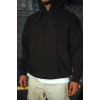 Üç İplik Penye Kapşonlu Basic SweatShirt - Siyah 131352 Üç İplik Penye Kapşonlu Basic SweatShirt - Siyah 131352