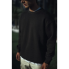 Kışlık Bisiklet Yaka Üç İplik Basic SweatShirt - Siyah 131355 Kışlık Bisiklet Yaka Üç İplik Basic SweatShirt - Siyah 131355