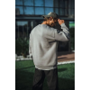 Kışlık Bisiklet Yaka Üç İplik Basic SweatShirt - Boyalı Gri 131356 Kışlık Bisiklet Yaka Üç İplik Basic SweatShirt - Boyalı Gri 131356