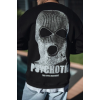 Kışlık Bisiklet Yaka Baskılı SweatShirt - Siyah 131362 Kışlık Bisiklet Yaka Baskılı SweatShirt - Siyah 131362