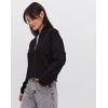 Oversize Yarım Farmuarlı Yakalı Basic SweatShirt - Siyah 131431 Oversize Yarım Farmuarlı Yakalı Basic SweatShirt - Siyah 131431