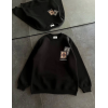 Bisiklet Yaka Baskılı SweatShirt - Siyah 131440 Bisiklet Yaka Baskılı SweatShirt - Siyah 131440