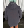 Üç İplik Kapşonlu Baskılı SweatShirt - Füme - 131447 Üç İplik Kapşonlu Baskılı SweatShirt - Füme - 131447