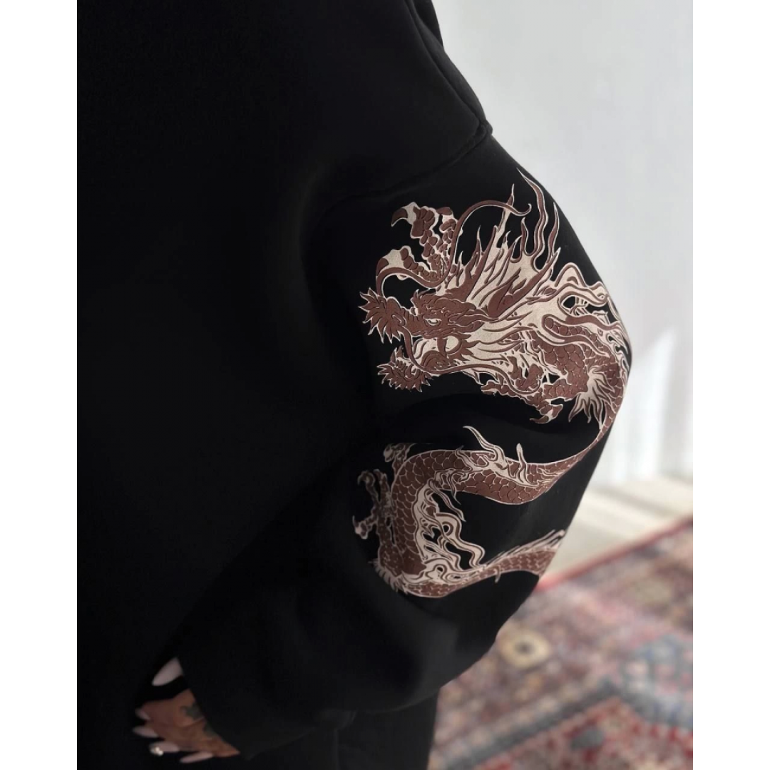 Bisiklet Yaka Baskılı SweatShirt - Siyah - 131451 Bisiklet Yaka Baskılı SweatShirt - Siyah - 131451
