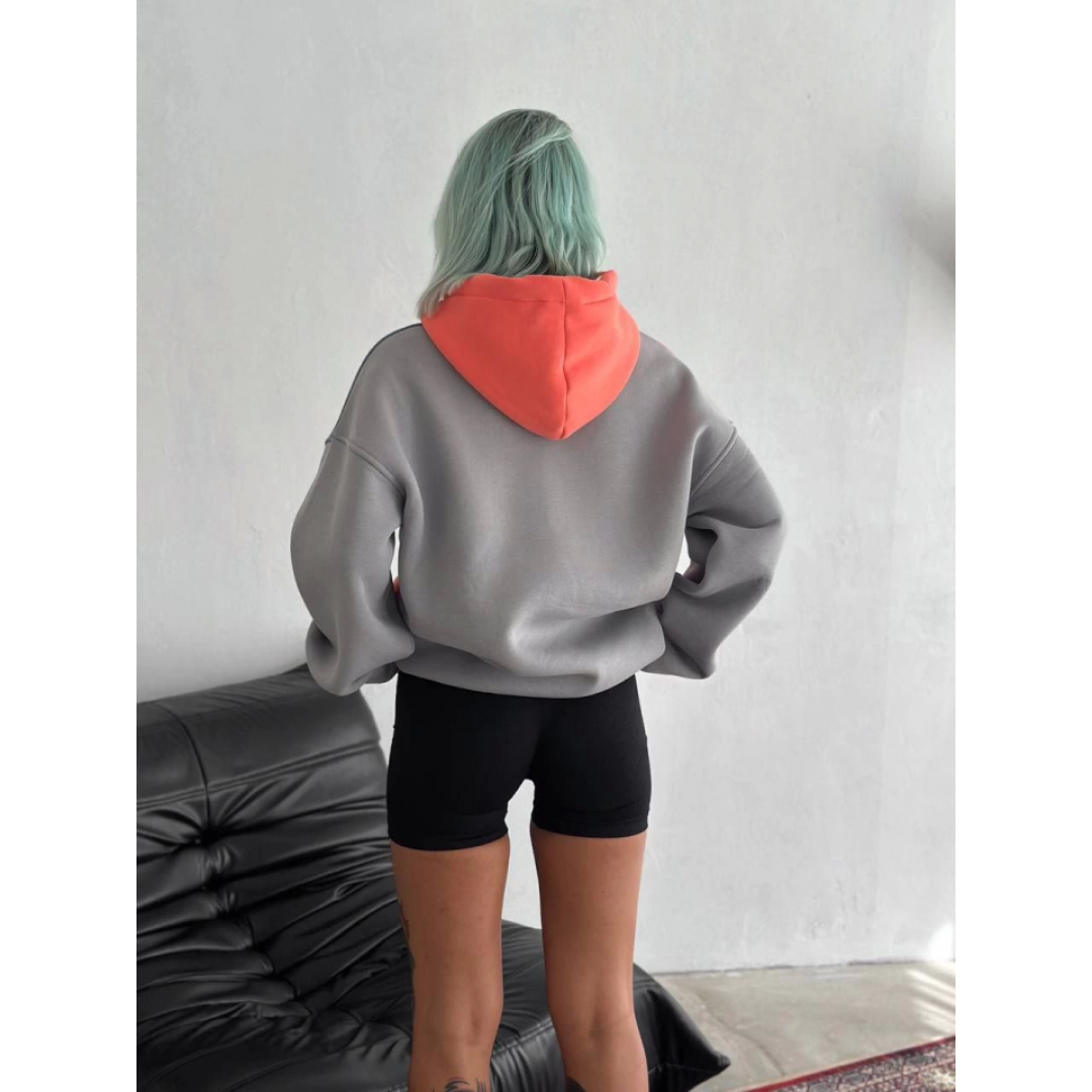 W Nakış İşlemeli Kapüşonlu Sweatshirt - Mavi 131530 W Nakış İşlemeli Kapüşonlu Sweatshirt - Mavi 131530