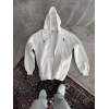 Oversize Tam Fermuarlı Uzun Kol Hırka - Beyaz 131807 Oversize Tam Fermuarlı Uzun Kol Hırka - Beyaz 131807