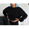 Kışlık Bisiklet Yaka Üç İplik Basic SweatShirt - Siyah 131875 Kışlık Bisiklet Yaka Üç İplik Basic SweatShirt - Siyah 131875
