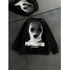 Kışlık Bisiklet Yaka Baskılı SweatShirt - Siyah - 131881 Kışlık Bisiklet Yaka Baskılı SweatShirt - Siyah - 131881