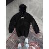 Uzun Kol Kapşonlu Göğüs Baskılı SweatShirt - Siyah 131886 Uzun Kol Kapşonlu Göğüs Baskılı SweatShirt - Siyah 131886