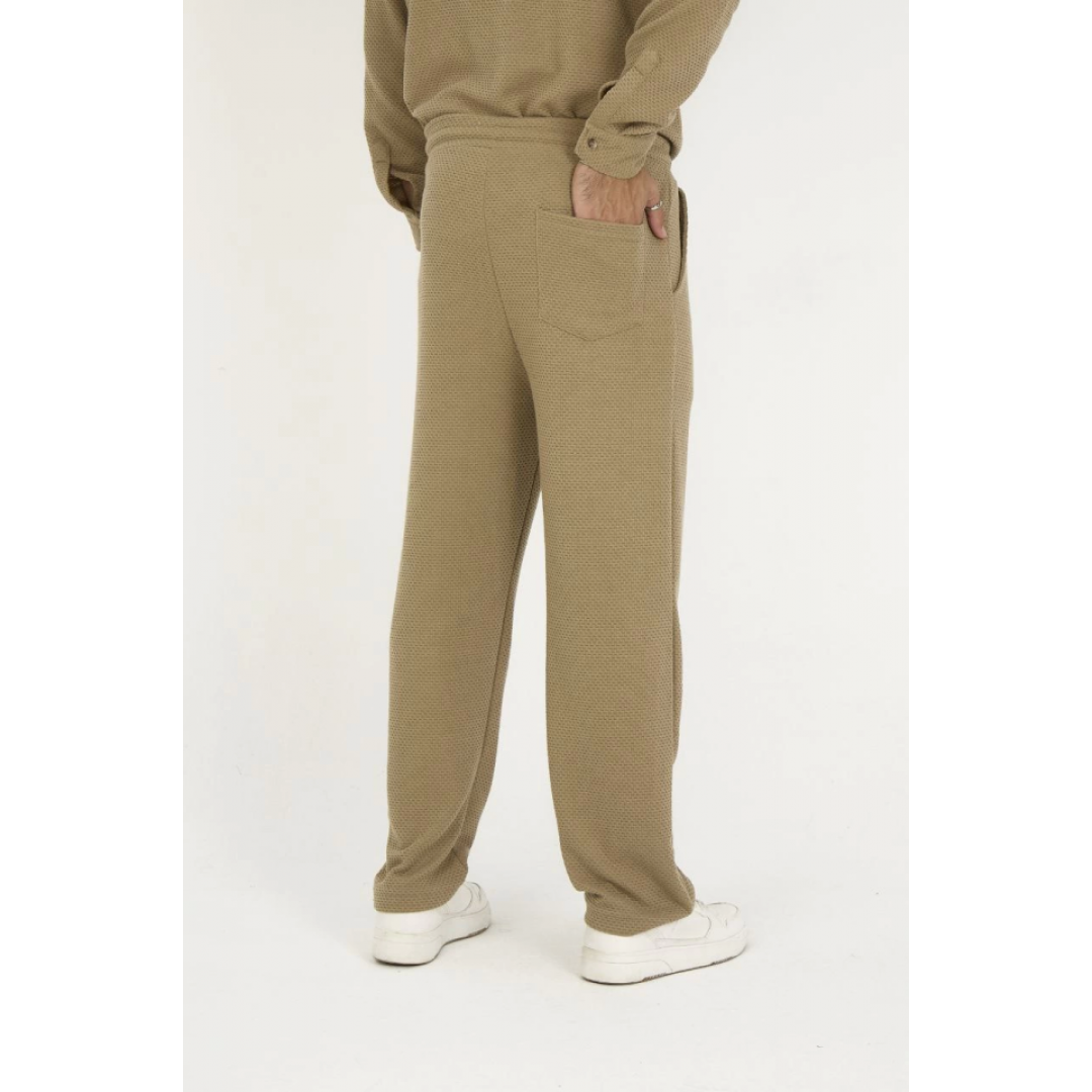 Jakar Kutu Desenli Baggy Eşofman Pantolon - Kahverengi - 132034 Jakar Kutu Desenli Baggy Eşofman Pantolon - Kahverengi - 132034