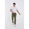 Unisex Üç İplik Basic Eşofman Pantolon - Haki - 132676 Unisex Üç İplik Basic Eşofman Pantolon - Haki - 132676