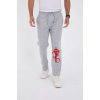 Kışlık Üç İplik Baskılı Eşofman Pantolon - Gri - 133011 Kışlık Üç İplik Baskılı Eşofman Pantolon - Gri - 133011