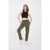 Unisex Üç İplik Basic Eşofman Pantolon - Hakİ 133020 Unisex Üç İplik Basic Eşofman Pantolon - Hakİ 133020