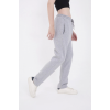Oversize Boru Paça Baskılı Eşofman Pantolon - Gri 133064 Oversize Boru Paça Baskılı Eşofman Pantolon - Gri 133064