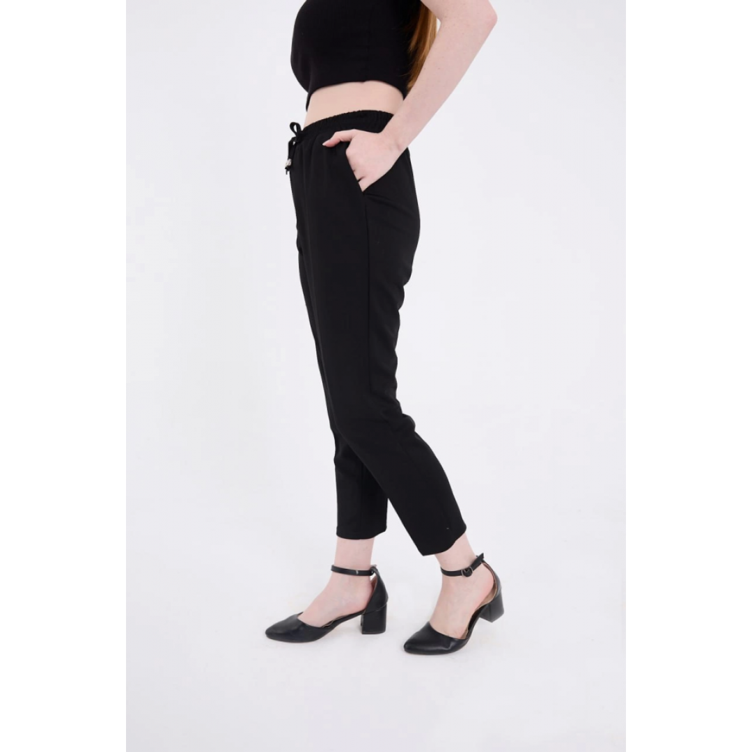 Tam Kalıp Basic Eşofman Pantolon - Siyah - 133581 Tam Kalıp Basic Eşofman Pantolon - Siyah - 133581