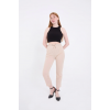 Tam Kalıp Basic Eşofman Pantolon - Bej 133582