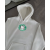 Üç İplik Penye Uzun Kol Kapşonlu SweatShirt - Beyaz 133928 Üç İplik Penye Uzun Kol Kapşonlu SweatShirt - Beyaz 133928