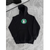Üç İplik Penye Uzun Kol Kapşonlu SweatShirt - Siyah 133929 Üç İplik Penye Uzun Kol Kapşonlu SweatShirt - Siyah 133929