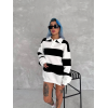 Unisex Üç İplik Parçalı Yakalı SweatShirt - Siyah 133933 Unisex Üç İplik Parçalı Yakalı SweatShirt - Siyah 133933