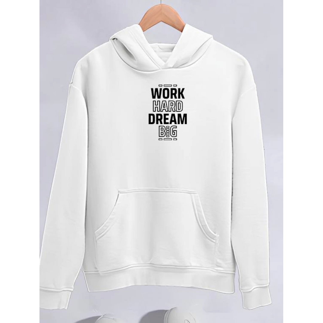 Kışlık Üç İplik Kapşonlu SweatShirt - Beyaz 133998 Kışlık Üç İplik Kapşonlu SweatShirt - Beyaz 133998