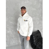 Kışlık Üç İplik Kapşonlu SweatShirt - Beyaz 134225 Kışlık Üç İplik Kapşonlu SweatShirt - Beyaz 134225