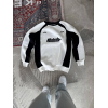 Kışlık Nakış İşlemeli Bisiklet Yaka Parçalı SweatShirt - Beyaz 134493 Kışlık Nakış İşlemeli Bisiklet Yaka Parçalı SweatShirt - Beyaz 134493