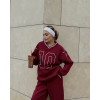 V Yaka Üç İplik Sweat Takım - Bordo 137038 V Yaka Üç İplik Sweat Takım - Bordo 137038