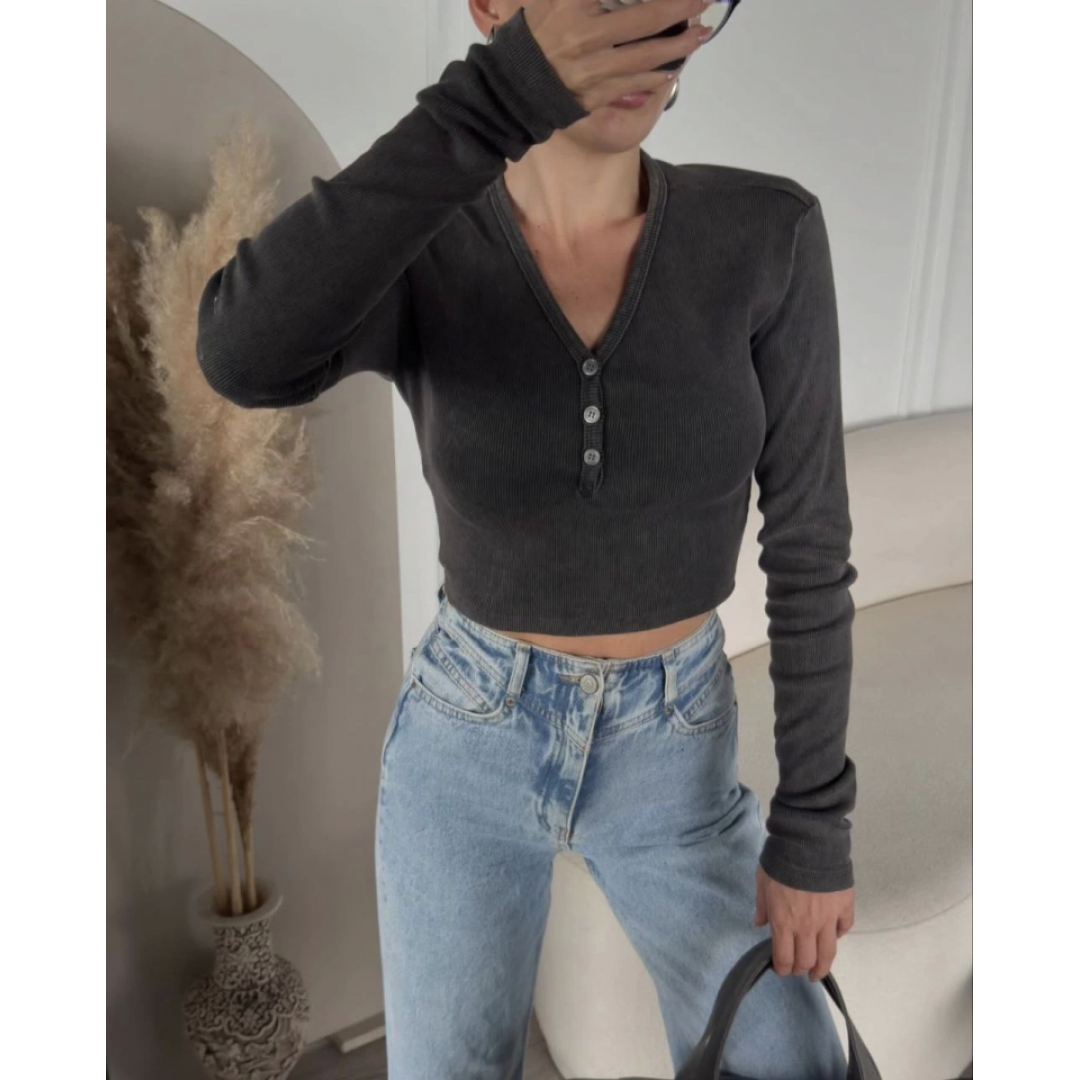 Yıkamalı Crop 137157 Yıkamalı Crop 137157