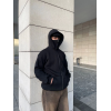 Samuray Kapüşonlu ZIP Fermuarlı Kapüşonlu SweatShirt - Siyah - 137948 Samuray Kapüşonlu ZIP Fermuarlı Kapüşonlu SweatShirt - Siyah - 137948