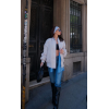 Cepli Bomber Ceket Mont - Beyaz 137950 Cepli Bomber Ceket Mont - Beyaz 137950