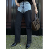 Jeans Kot Parçalı Palazzo Pantolon - Siyah 138404 Jeans Kot Parçalı Palazzo Pantolon - Siyah 138404