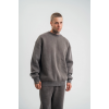Unisex Uzun Kol Bisiklet Yaka Yıkamalı SweatShirt - Füme 138574 Unisex Uzun Kol Bisiklet Yaka Yıkamalı SweatShirt - Füme 138574