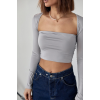 Kara Yaka Uzun Kollu Crop - Taş 138707 Kara Yaka Uzun Kollu Crop - Taş 138707