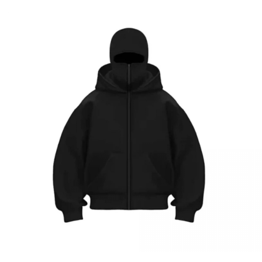 Samuray ZIP Fermuarlı Kapüşonlu SweatShirt- Siyah 138807 Samuray ZIP Fermuarlı Kapüşonlu SweatShirt- Siyah 138807