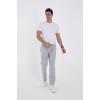 Unisex Üç İplik Basic Eşofman Özel Tasarım Pantolon - Gri - 140034 Unisex Üç İplik Basic Eşofman Özel Tasarım Pantolon - Gri - 140034