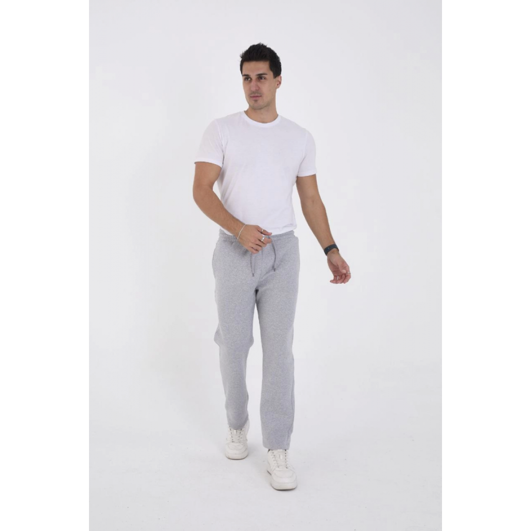 Unisex Üç İplik Basic Eşofman Özel Tasarım Pantolon - Gri - 140034 Unisex Üç İplik Basic Eşofman Özel Tasarım Pantolon - Gri - 140034