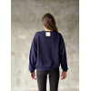 Osy Modal Yumuşak Dokulu Kumaş Bisiklet Yaka Oversize Sweatshirt - Lacivert 140163 Osy Modal Yumuşak Dokulu Kumaş Bisiklet Yaka Oversize Sweatshirt - Lacivert 140163