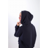 Iki Iplik Kapüşonlu Fermuarlı Crop Oversize Hırka Takım- Lacivert 140357 Iki Iplik Kapüşonlu Fermuarlı Crop Oversize Hırka Takım- Lacivert 140357