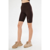 Biker Sporcu Şort - Kahve - 140620 Biker Sporcu Şort - Kahve - 140620