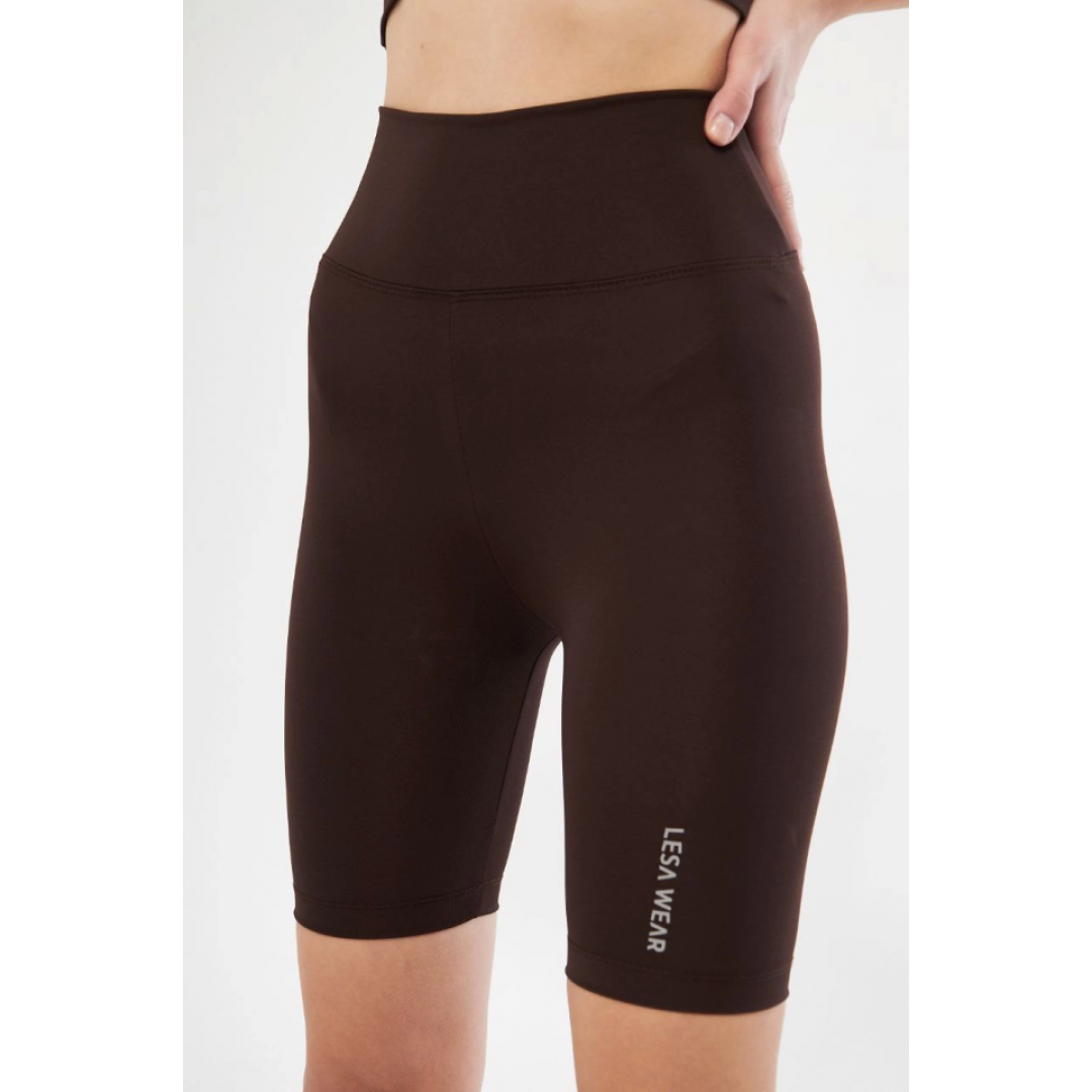Biker Sporcu Şort - Kahve - 140620 Biker Sporcu Şort - Kahve - 140620
