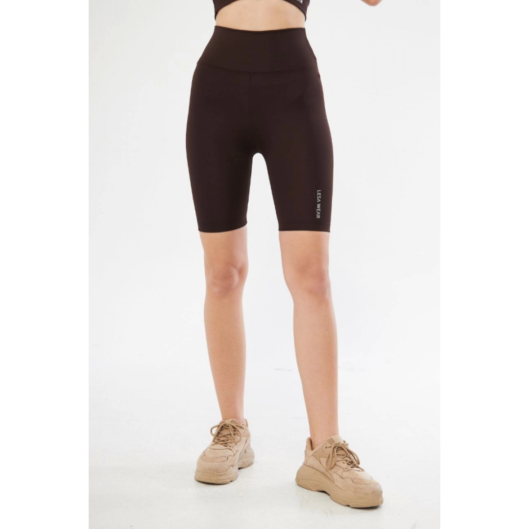 Biker Sporcu Şort - Kahve - 140620 Biker Sporcu Şort - Kahve - 140620