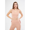 Kolsuz Sporcu Baskılı Crop - Bej - 140624 Kolsuz Sporcu Baskılı Crop - Bej - 140624