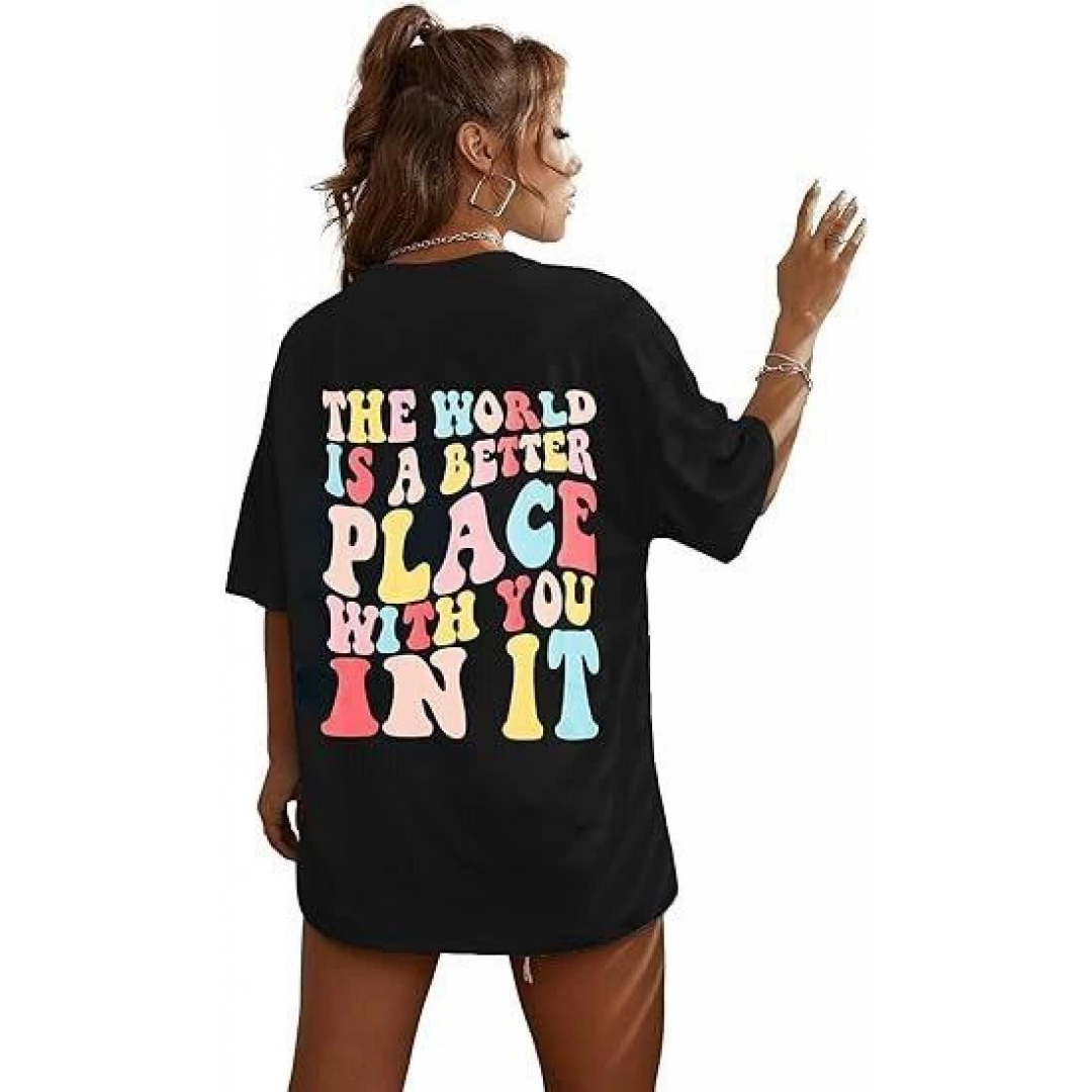 Bisiklet Yaka Baskılı T-shirt - Siyah - 142451 Bisiklet Yaka Baskılı T-shirt - Siyah - 142451
