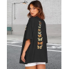 Bisiklet Yaka Baskılı T-shirt - Siyah 142453 Bisiklet Yaka Baskılı T-shirt - Siyah 142453