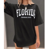Bisiklet Yaka Baskılı T-shirt - Siyah - 142454 Bisiklet Yaka Baskılı T-shirt - Siyah - 142454