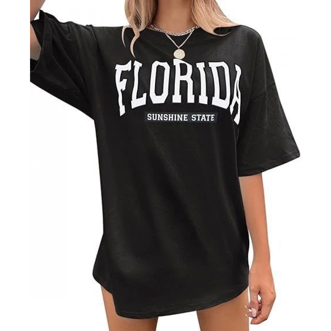 Bisiklet Yaka Baskılı T-shirt - Siyah - 142454 Bisiklet Yaka Baskılı T-shirt - Siyah - 142454